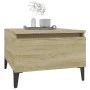 Beistelltisch aus Sonoma-Eichensperrholz, 50 x 46 x 35 cm von vidaXL, Seitentische - Ref: Foro24-819522, Preis: 44,64 €, Raba...