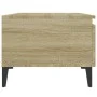 Beistelltisch aus Sonoma-Eichensperrholz, 50 x 46 x 35 cm von vidaXL, Seitentische - Ref: Foro24-819522, Preis: 44,64 €, Raba...