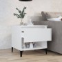 Beistelltisch aus glänzend weißem Sperrholz, 50 x 46 x 50 cm von vidaXL, Seitentische - Ref: Foro24-819552, Preis: 39,64 €, R...