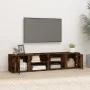 TV cabinet 2 units smoked oak plywood 80x31.5x36cm by vidaXL, TV Furniture - Ref: Foro24-819447, Price: 76,34 €, Discount: %