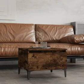 Couchtisch aus geräuchertem Eichensperrholz 50x46x35 cm von vidaXL, Seitentische - Ref: Foro24-819526, Preis: 44,52 €, Rabatt: %