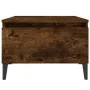 Mesa auxiliar madera contrachapada roble ahumado 50x46x35 cm de vidaXL, Mesas auxiliares - Ref: Foro24-819526, Precio: 44,50 ...