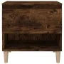 Nachttisch aus geräuchertem Eichensperrholz, 50 x 46 x 50 cm von vidaXL, Nachttische - Ref: Foro24-819542, Preis: 49,51 €, Ra...
