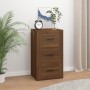 Sideboard aus braunem Eichensperrholz, 40 x 33 x 70 cm von vidaXL, Sideboards - Ref: Foro24-819427, Preis: 84,31 €, Rabatt: %
