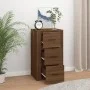 Sideboard aus braunem Eichensperrholz, 40 x 33 x 70 cm von vidaXL, Sideboards - Ref: Foro24-819427, Preis: 83,01 €, Rabatt: %