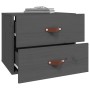 Wand-Nachttische 2 Stück grau 50x36x40 cm von vidaXL, Schließfächer und Lagerschränke - Ref: Foro24-820981, Preis: 101,26 €, ...