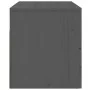 Mesitas de noche de pared 2 uds gris 50x36x40 cm de vidaXL, Taquillas y armarios de almacenamiento - Ref: Foro24-820981, Prec...