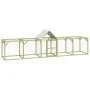 Solid impregnated pine wood chicken coop 500x100x150 cm by vidaXL, Cages and habitats for small animals - Ref: Foro24-3102983...