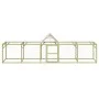 Solid impregnated pine wood chicken coop 500x100x150 cm by vidaXL, Cages and habitats for small animals - Ref: Foro24-3102983...