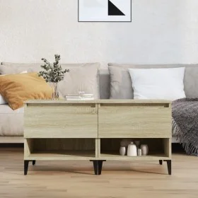 Side tables 2 pcs Sonoma oak wood 50x46x50 cm by vidaXL, Side tables - Ref: Foro24-819555, Price: 65,28 €, Discount: %