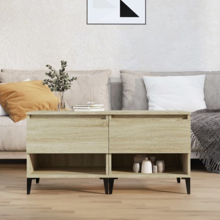 Mesas auxiliares 2 uds madera roble Sonoma 50x46x50 cm de vidaXL, Mesas auxiliares - Ref: Foro24-819555, Precio: 65,76 €, Des...