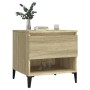 Mesas auxiliares 2 uds madera roble Sonoma 50x46x50 cm de vidaXL, Mesas auxiliares - Ref: Foro24-819555, Precio: 65,76 €, Des...