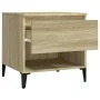 Side tables 2 pcs Sonoma oak wood 50x46x50 cm by vidaXL, Side tables - Ref: Foro24-819555, Price: 65,28 €, Discount: %