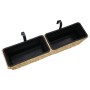 Conjunto de jardineras 2 unidades jacinto de agua de vidaXL, Maceteros y jardineras - Ref: Foro24-45580, Precio: 112,00 €, De...