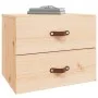Mesita de noche de pared 50x36x40 cm de vidaXL, Taquillas y armarios de almacenamiento - Ref: Foro24-820976, Precio: 58,30 €,...