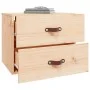 Mesita de noche de pared 50x36x40 cm de vidaXL, Taquillas y armarios de almacenamiento - Ref: Foro24-820976, Precio: 58,30 €,...