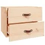 Mesita de noche de pared 50x36x40 cm de vidaXL, Taquillas y armarios de almacenamiento - Ref: Foro24-820976, Precio: 58,30 €,...