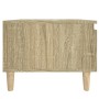 Mesa auxiliar madera contrachapada roble Sonoma 50x46x35 cm de vidaXL, Mesas auxiliares - Ref: Foro24-819506, Precio: 42,48 €...