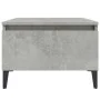 Mesa auxiliar de madera contrachapada gris hormigón 50x46x35 cm de vidaXL, Mesas auxiliares - Ref: Foro24-819524, Precio: 38,...
