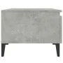 Mesa auxiliar de madera contrachapada gris hormigón 50x46x35 cm de vidaXL, Mesas auxiliares - Ref: Foro24-819524, Precio: 38,...