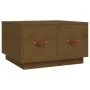Mesa de centro madera maciza de pino marrón miel 60x53x35 cm de vidaXL, Mesas de centro - Ref: Foro24-820969, Precio: 68,35 €...