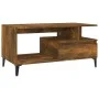 Couchtisch aus geräuchertem Eichensperrholz, 90 x 49 x 45 cm von vidaXL, Couchtisch - Ref: Foro24-819625, Preis: 72,54 €, Rab...