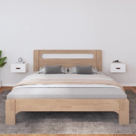 Wand-Nachttische 2 Stück weiß 40x29,5x22 cm von vidaXL, Schließfächer und Lagerschränke - Ref: Foro24-820989, Preis: 67,82 €,...