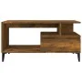 Couchtisch aus geräuchertem Eichensperrholz, 90 x 49 x 45 cm von vidaXL, Couchtisch - Ref: Foro24-819625, Preis: 72,54 €, Rab...