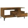 Couchtisch aus geräuchertem Eichensperrholz, 90 x 49 x 45 cm von vidaXL, Couchtisch - Ref: Foro24-819625, Preis: 72,54 €, Rab...