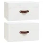 Wall bedside tables 2 pcs white 40x29.5x22 cm by vidaXL, Lockers and storage cabinets - Ref: Foro24-820989, Price: 66,94 €, D...