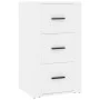 Weißes Sperrholz-Sideboard 40x33x70 cm von vidaXL, Sideboards - Ref: Foro24-819420, Preis: 70,14 €, Rabatt: %