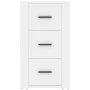 Weißes Sperrholz-Sideboard 40x33x70 cm von vidaXL, Sideboards - Ref: Foro24-819420, Preis: 70,14 €, Rabatt: %