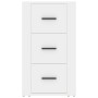 Weißes Sperrholz-Sideboard 40x33x70 cm von vidaXL, Sideboards - Ref: Foro24-819420, Preis: 71,06 €, Rabatt: %