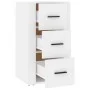 Aparador de madera contrachapada blanco 40x33x70 cm de vidaXL, Aparadores - Ref: Foro24-819420, Precio: 70,14 €, Descuento: %