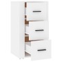 Weißes Sperrholz-Sideboard 40x33x70 cm von vidaXL, Sideboards - Ref: Foro24-819420, Preis: 71,06 €, Rabatt: %