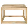 Set de muebles de jardín 2 pzas madera de pino impregnada verde