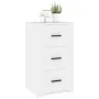Weißes Sperrholz-Sideboard 40x33x70 cm von vidaXL, Sideboards - Ref: Foro24-819420, Preis: 70,14 €, Rabatt: %