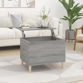 Mesa de centro madera contrachapada gris Sonoma 60x44,5x45 cm de vidaXL, Mesas de centro - Ref: Foro24-819570, Precio: 69,35 ...