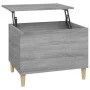 Sonoma grau Sperrholz Couchtisch 60x44,5x45 cm von vidaXL, Couchtisch - Ref: Foro24-819570, Preis: 69,35 €, Rabatt: %