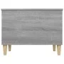Sonoma grau Sperrholz Couchtisch 60x44,5x45 cm von vidaXL, Couchtisch - Ref: Foro24-819570, Preis: 69,35 €, Rabatt: %