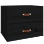 Wand Nachttisch schwarz 50x36x40 cm von vidaXL, Schließfächer und Lagerschränke - Ref: Foro24-820984, Preis: 55,97 €, Rabatt: %