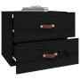 Wand Nachttisch schwarz 50x36x40 cm von vidaXL, Schließfächer und Lagerschränke - Ref: Foro24-820984, Preis: 55,97 €, Rabatt: %