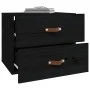 Wand Nachttisch schwarz 50x36x40 cm von vidaXL, Schließfächer und Lagerschränke - Ref: Foro24-820984, Preis: 49,86 €, Rabatt: %