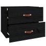 Wand Nachttisch schwarz 50x36x40 cm von vidaXL, Schließfächer und Lagerschränke - Ref: Foro24-820984, Preis: 55,97 €, Rabatt: %
