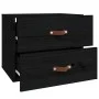 Wand Nachttisch schwarz 50x36x40 cm von vidaXL, Schließfächer und Lagerschränke - Ref: Foro24-820984, Preis: 49,86 €, Rabatt: %