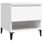 Nachttische 2 Stück weißes Sperrholz 50x46x50 cm von vidaXL, Seitentische - Ref: Foro24-819549, Preis: 67,91 €, Rabatt: %