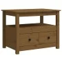 Honey brown solid pine wood coffee table 71x49x55 cm by vidaXL, Coffee table - Ref: Foro24-820939, Price: 109,76 €, Discount: %