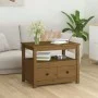 Honey brown solid pine wood coffee table 71x49x55 cm by vidaXL, Coffee table - Ref: Foro24-820939, Price: 109,76 €, Discount: %