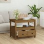 Honey brown solid pine wood coffee table 71x49x55 cm by vidaXL, Coffee table - Ref: Foro24-820939, Price: 111,04 €, Discount: %