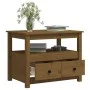 Honey brown solid pine wood coffee table 71x49x55 cm by vidaXL, Coffee table - Ref: Foro24-820939, Price: 109,76 €, Discount: %